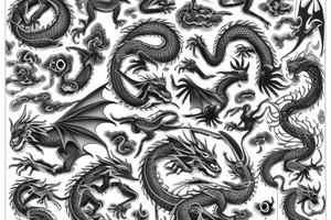 dragon scale tattoo idea
