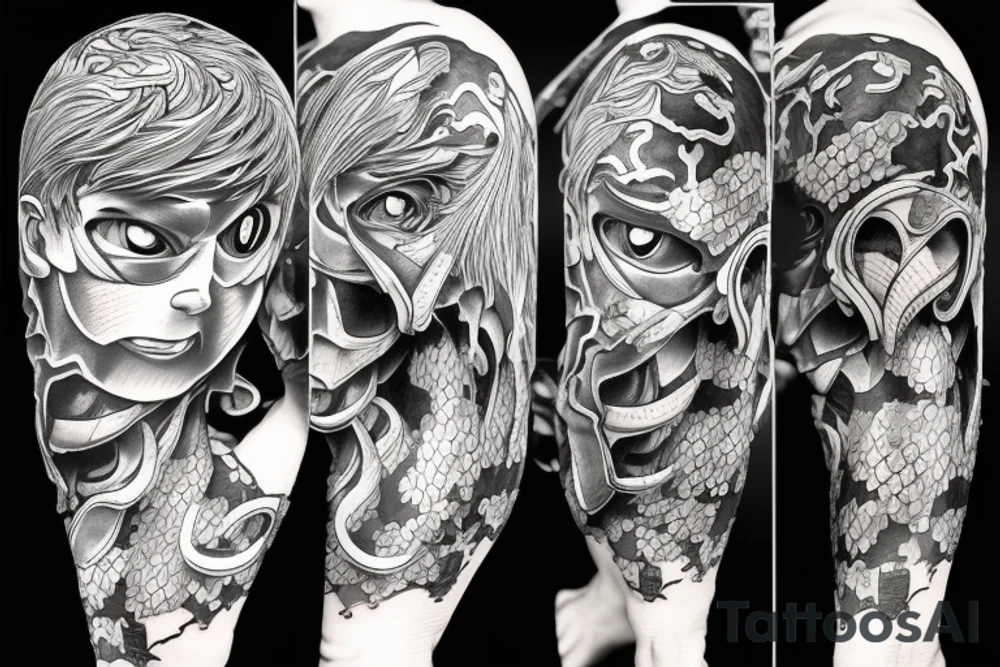 Guts from the manga Berserk tattoo idea