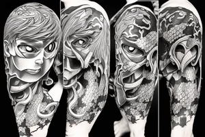 Guts from the manga Berserk tattoo idea