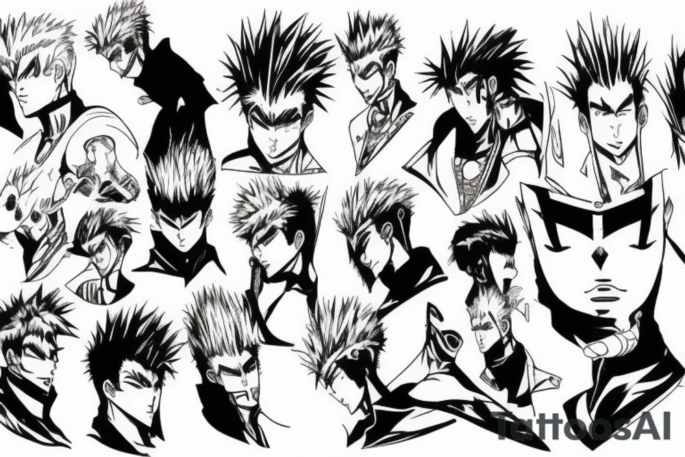 Trigun manga panel tattoo idea