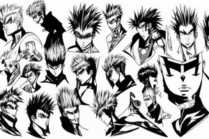 Trigun manga panel tattoo idea