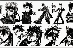 Trigun manga panel tattoo idea