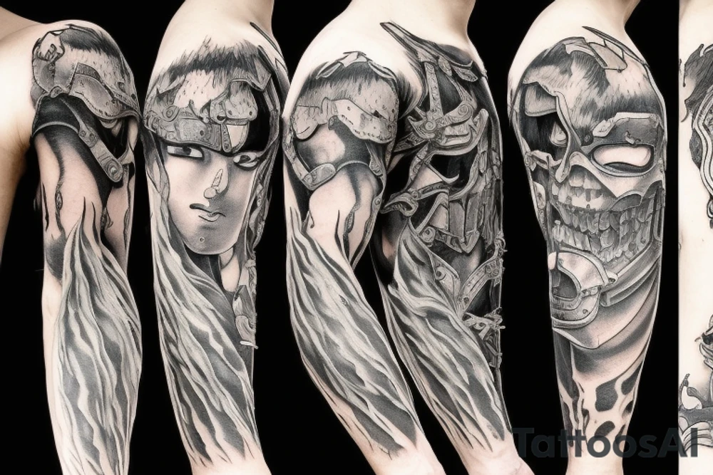 Guts from Berserk manga tattoo idea