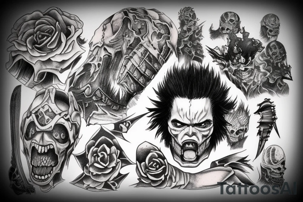 Guts from Berserk manga tattoo idea