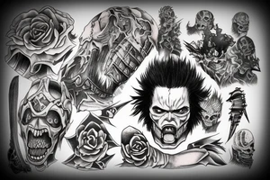 Guts from Berserk manga tattoo idea