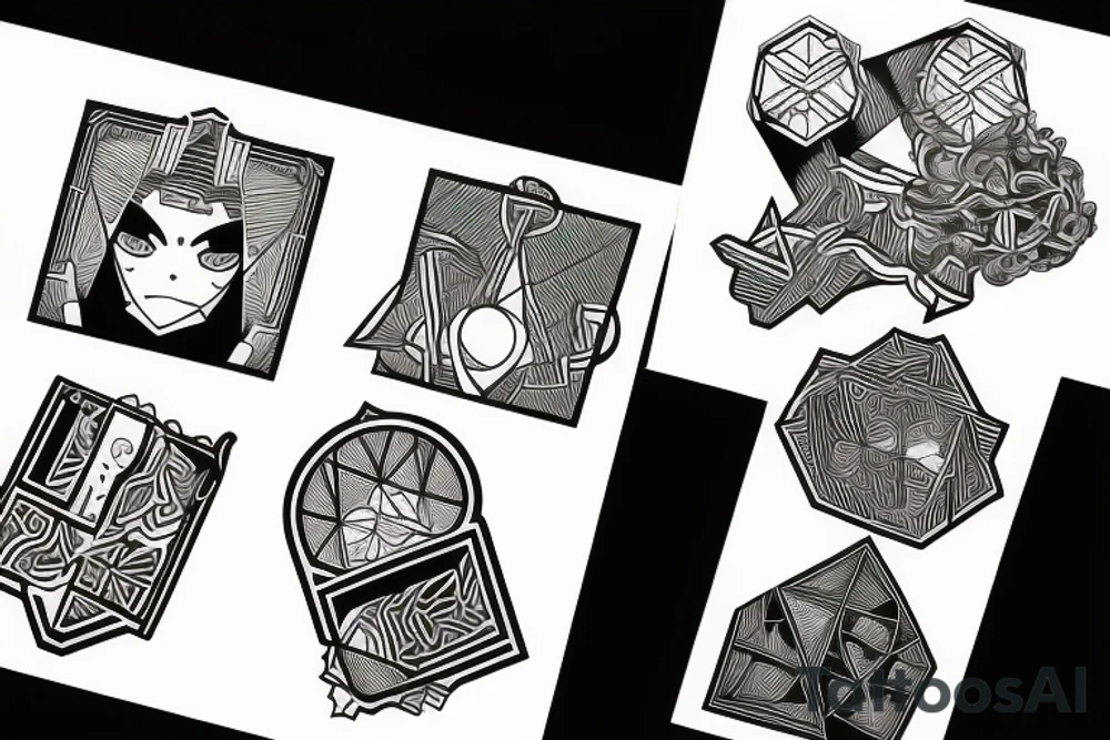 Stills from the manga vagabund tattoo idea