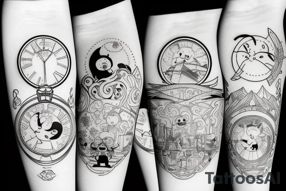 Watch the world bern tattoo idea