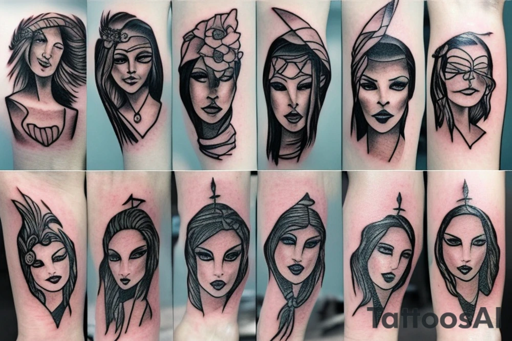 woman survivor tattoo idea