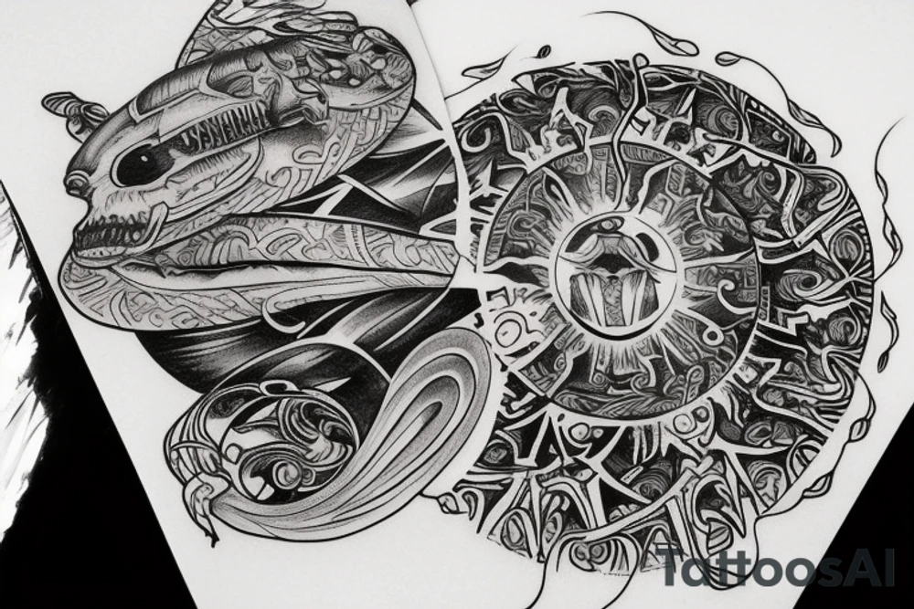 A tattoo from Frank Herbert’s Dune tattoo idea