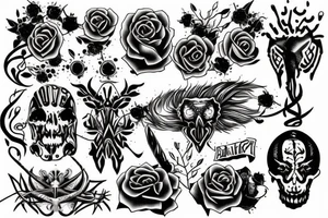 barbed wire tattoo idea