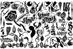 woman survivor, successful and strong tattoo idea
