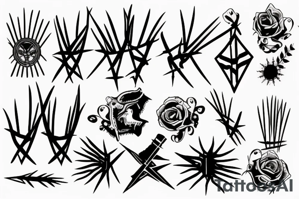 barbed wire tattoo idea