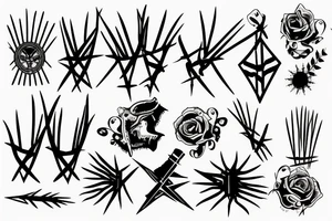barbed wire tattoo idea