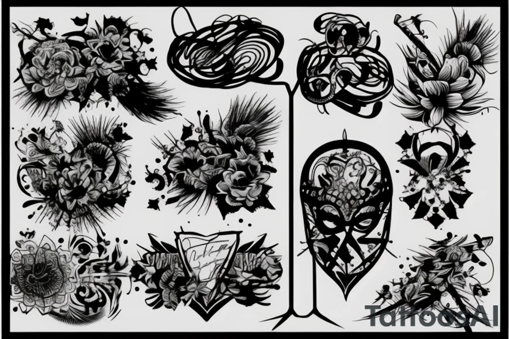 barbed wire tattoo idea
