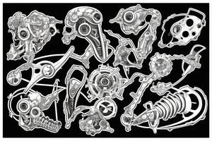 Technology of the future tattoo idea