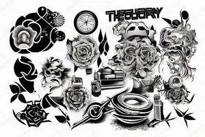 Technology of the future, tattoo on the arm tattoo idea