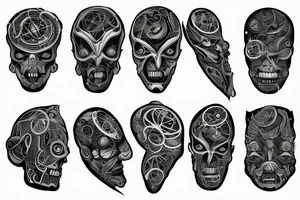 Data nodes tattoo idea