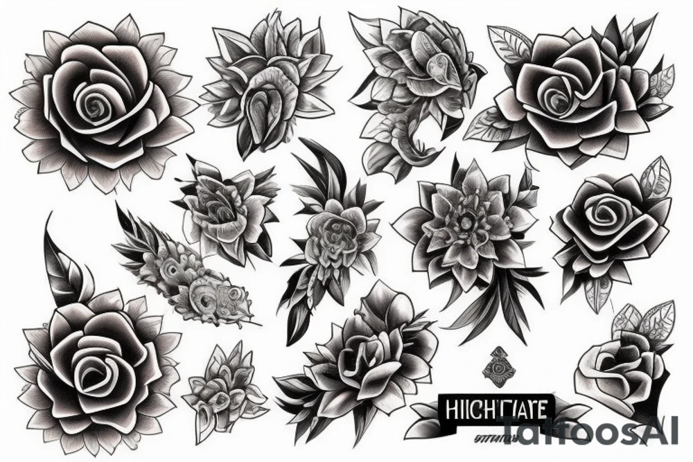 High-tech tattoo tattoo idea