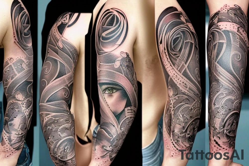 High-tech tattoo tattoo idea