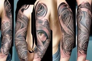 High-tech tattoo tattoo idea