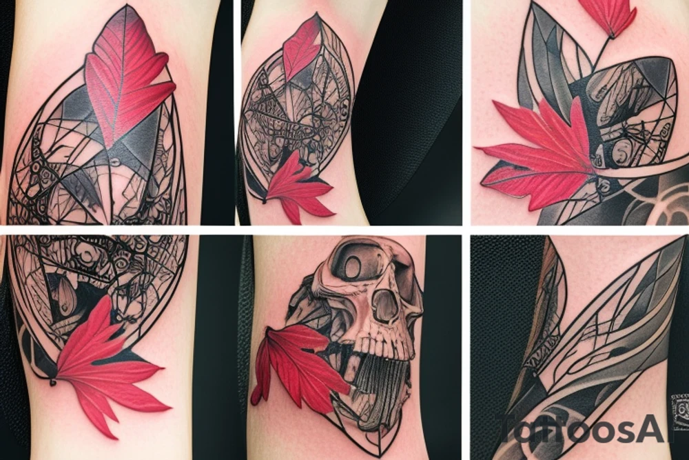 Nature and Technologies tattoo idea