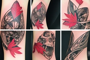 Nature and Technologies tattoo idea