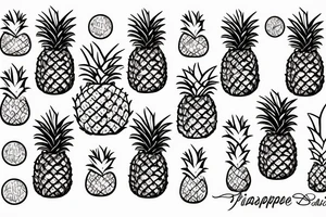 pineapple tattoo idea