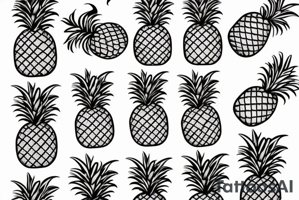 pineapple swingers tattoo idea