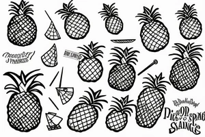 pineapple swingers tattoo idea