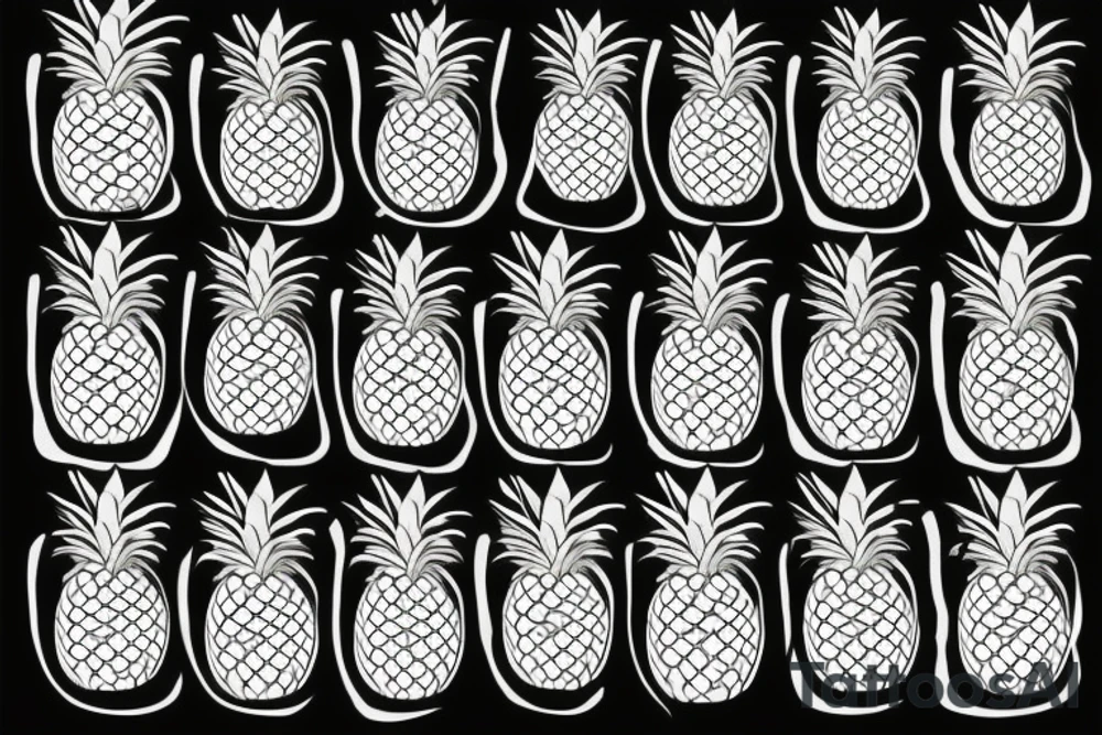 swingers pineapple tattoo idea