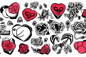 broken heart by toxic tattoo idea