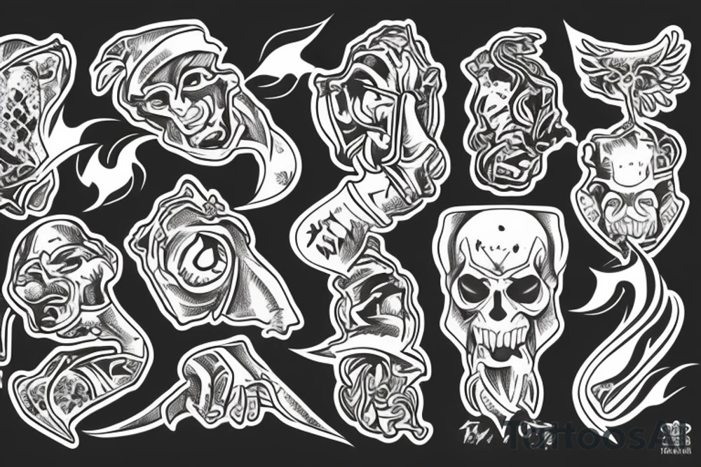 Alhaitham fight tattoo idea