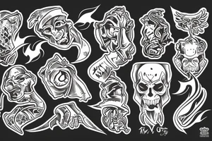 Alhaitham fight tattoo idea