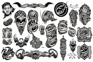 Alhaitham fight tattoo idea