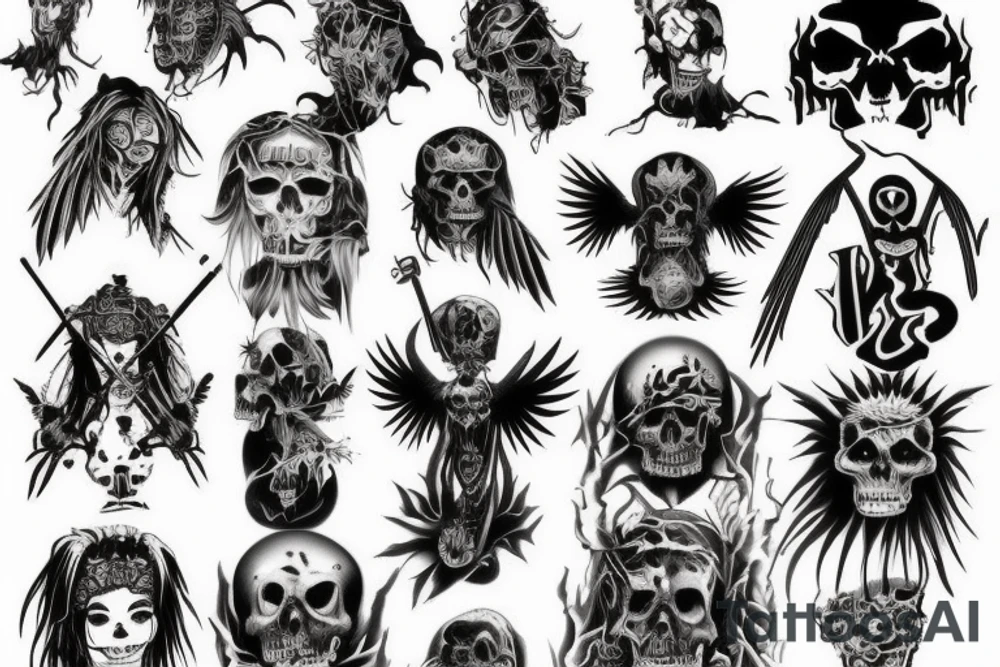 death angel tattoo idea