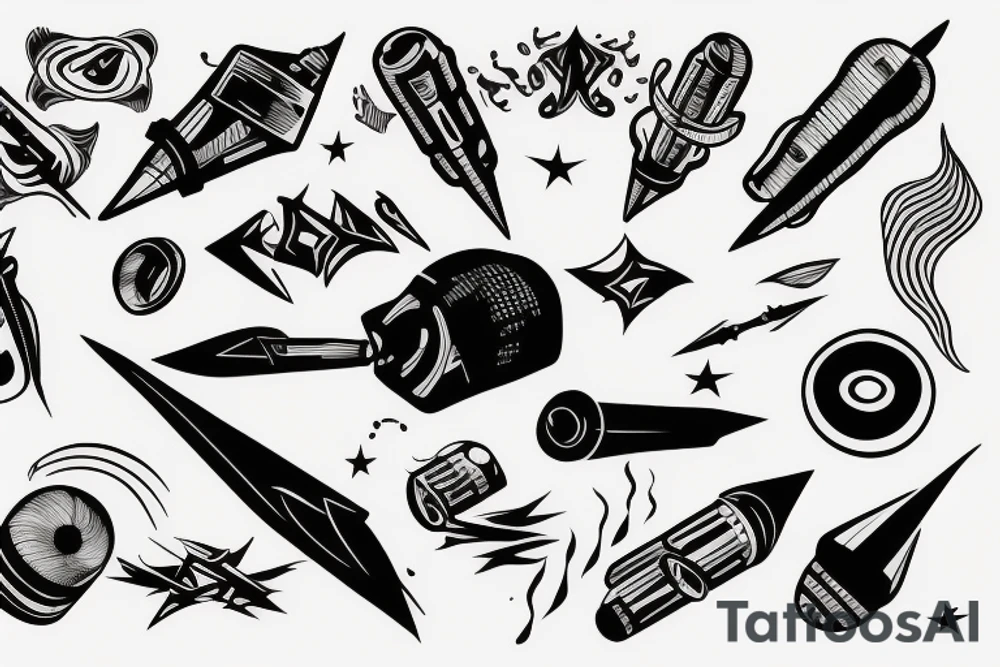 Missiles wind tattoo idea