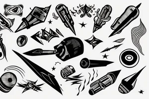 Missiles wind tattoo idea