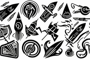 Missiles wind tattoo idea