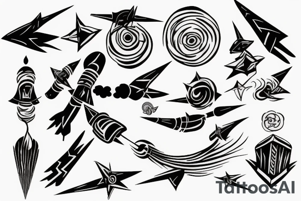 Missiles wind tattoo idea