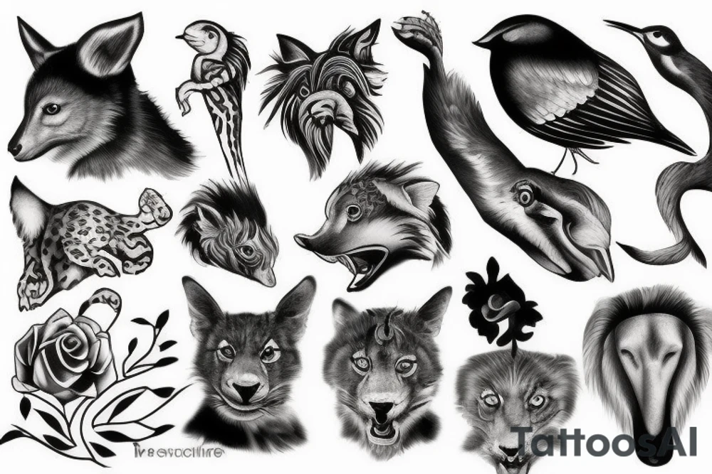 Animal tattoo idea