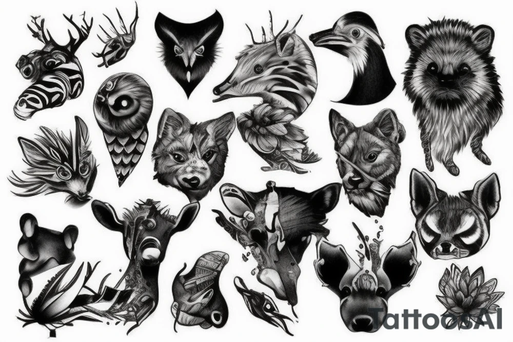 Animal tattoo idea