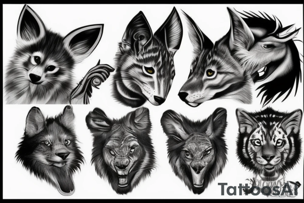Animal tattoo idea