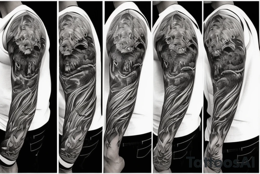Lion tattoo idea