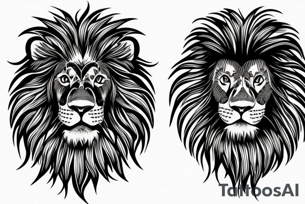 Lion sleave tattoo idea