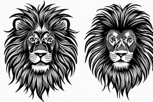Lion sleave tattoo idea