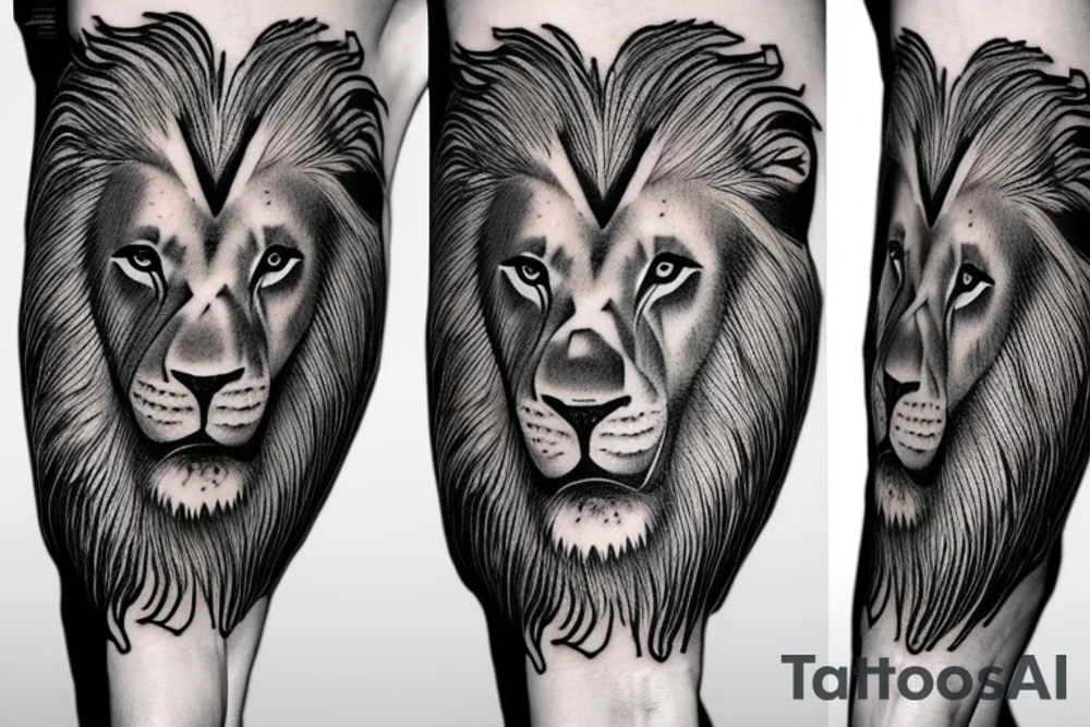 Lion sleave tattoo idea
