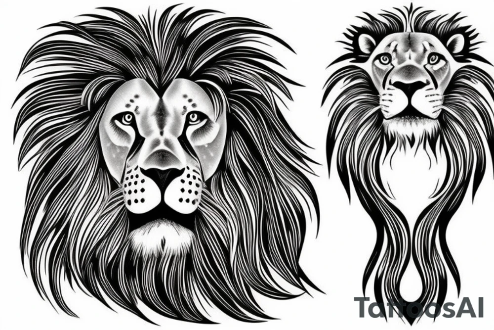 Lion tattoo idea