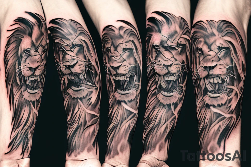Lion tattoo idea