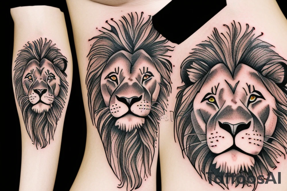Lion tattoo idea