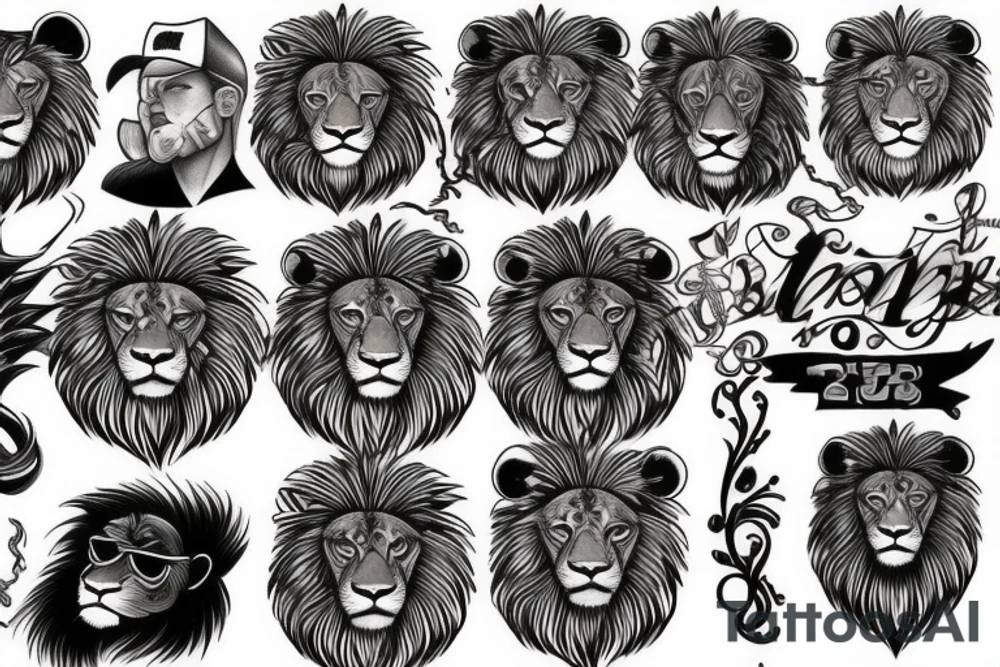 Lion tattoo idea